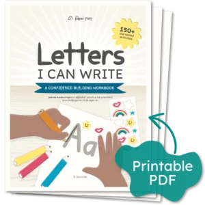 Letters I Can Write: A confidence-Building Workbook