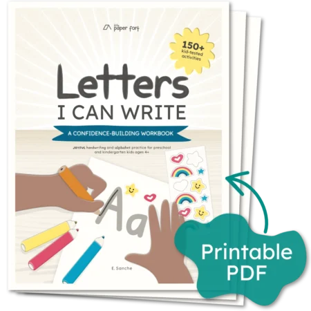 Letters I Can Write: A confidence-Building Workbook